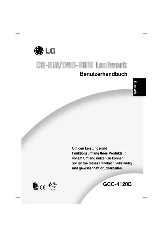 Mode d'emploi LG GCC-4120B