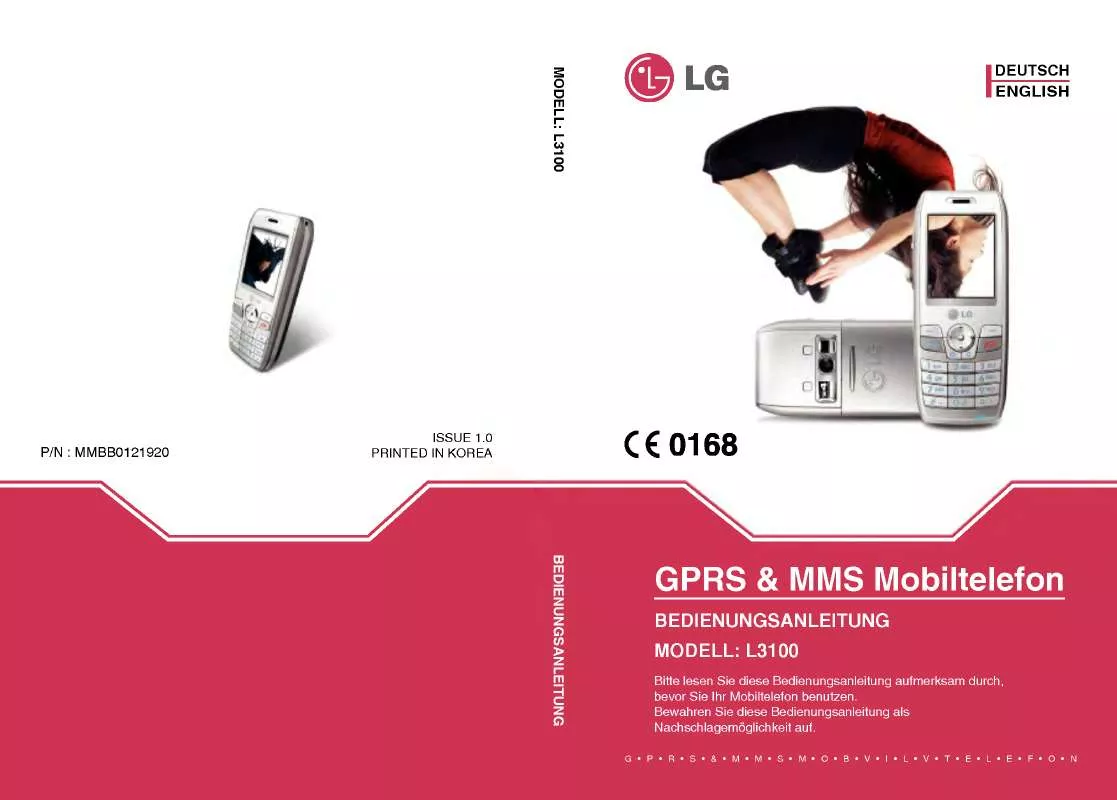 Mode d'emploi LG L3100