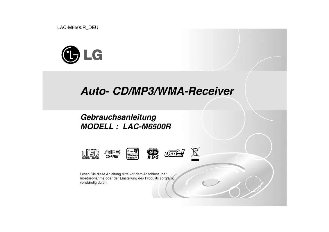 Mode d'emploi LG LAC-M6500R