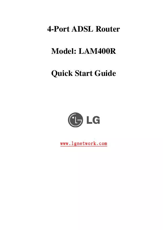 Mode d'emploi LG LAM400R