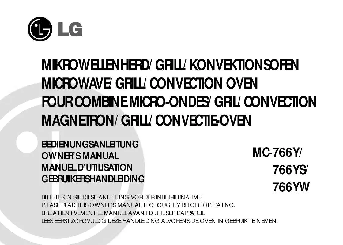 Mode d'emploi LG MC-766YS
