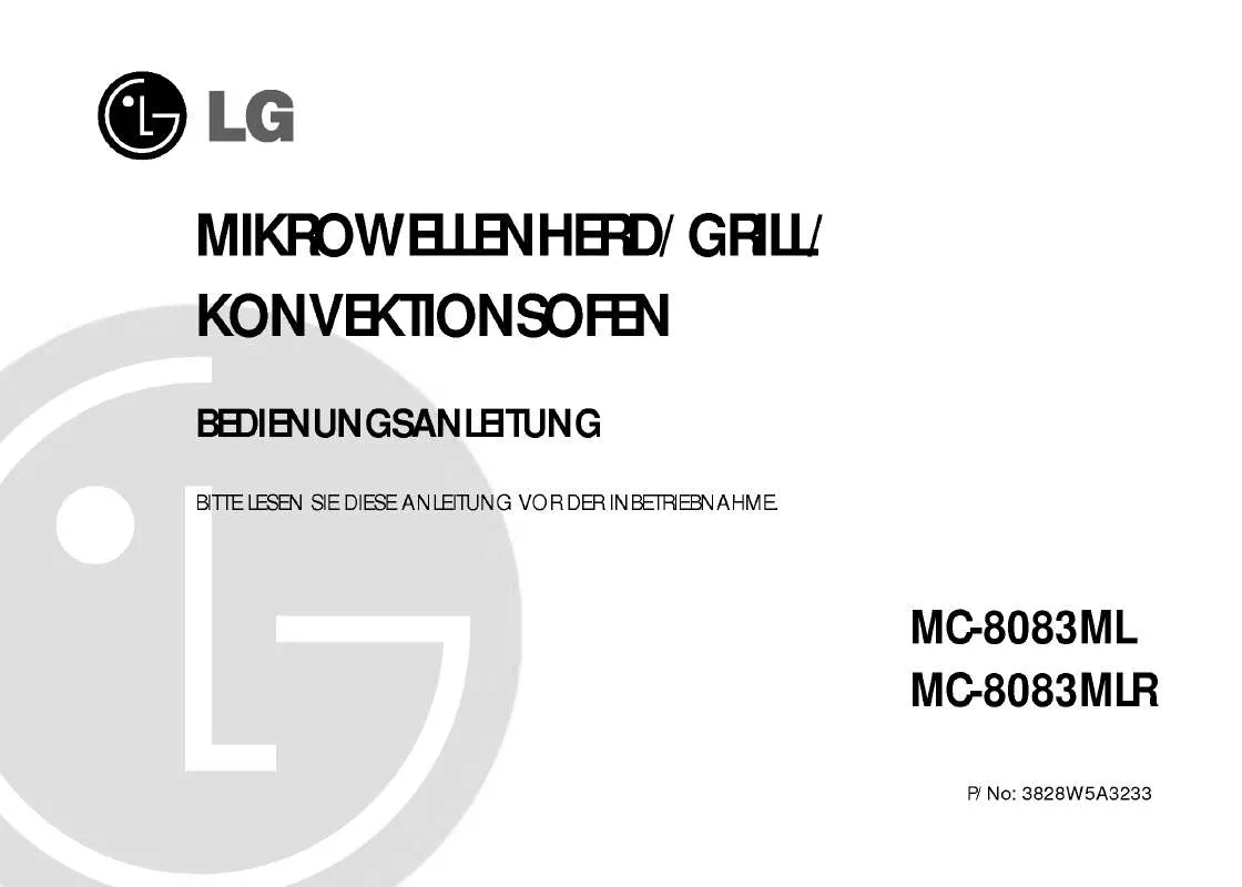 Mode d'emploi LG MC-8083MLR