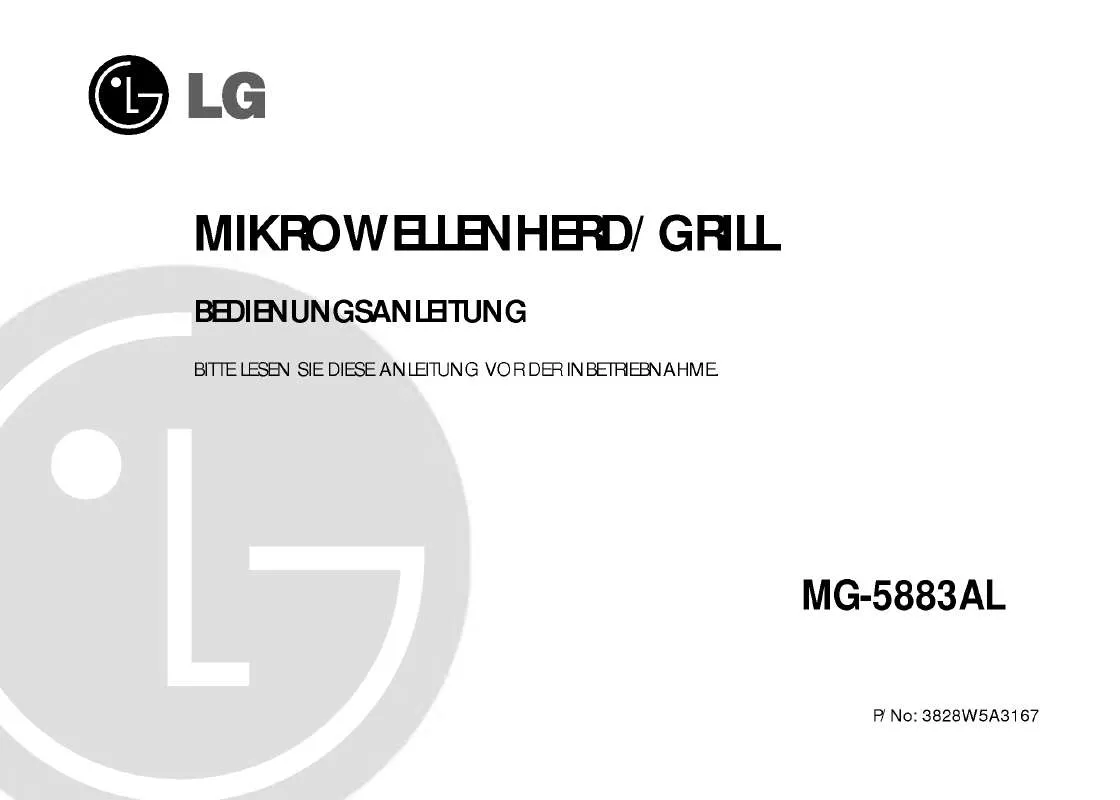 Mode d'emploi LG MG-5883AL