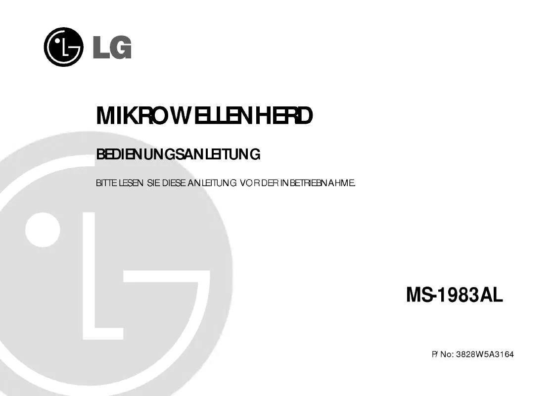 Mode d'emploi LG MS-1983AL