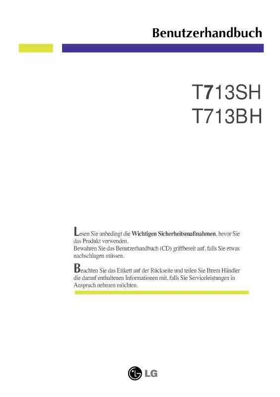 Mode d'emploi LG T713SH-BN