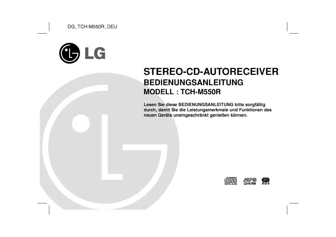 Mode d'emploi LG TCH-M540R