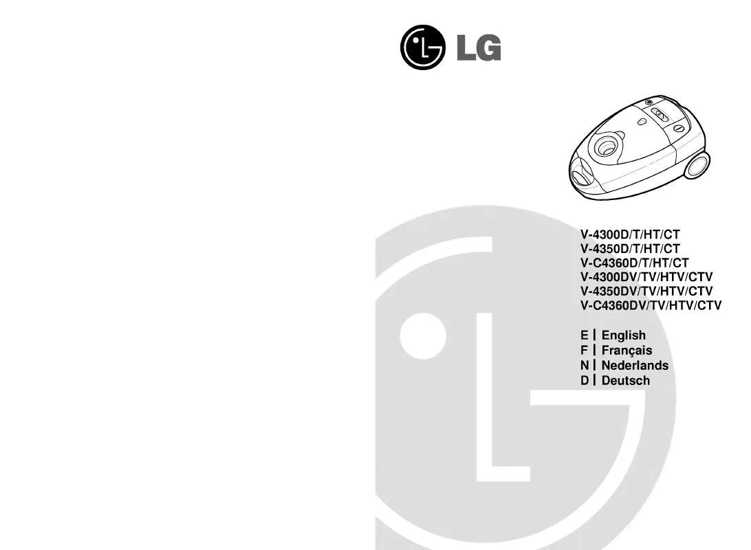 Mode d'emploi LG V-C4360TV