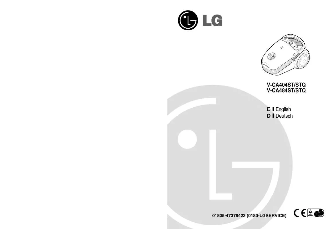 Mode d'emploi LG V-CA484STI