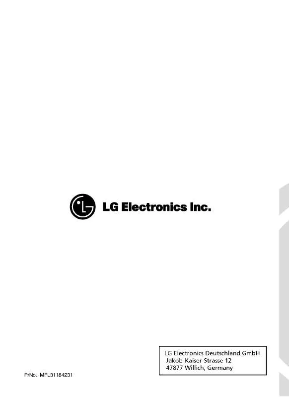 Mode d'emploi LG WD-14446FDS