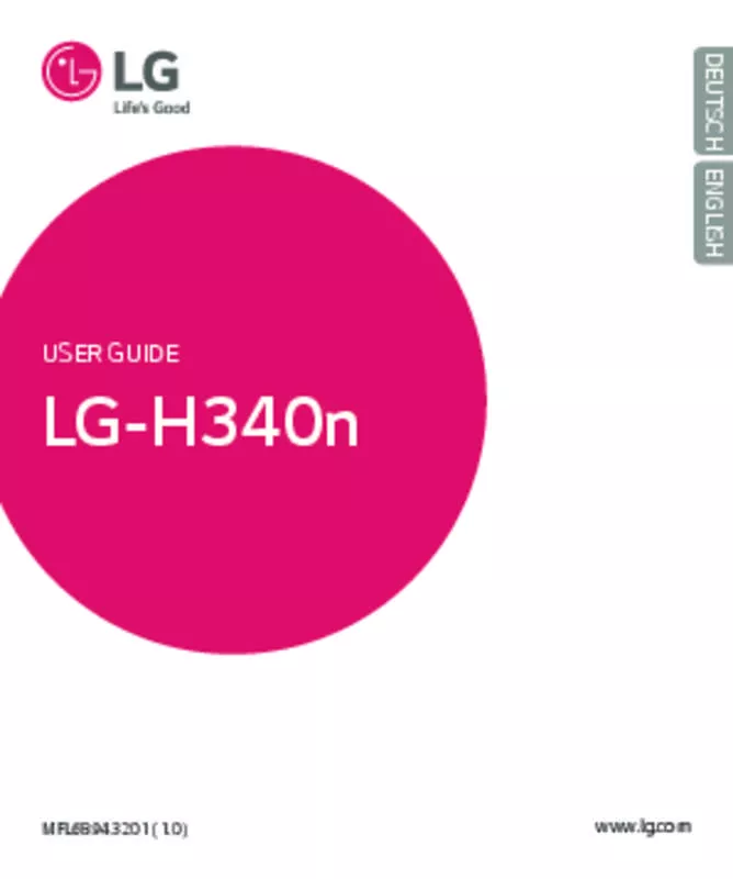 Mode d'emploi LG Y50 LEON