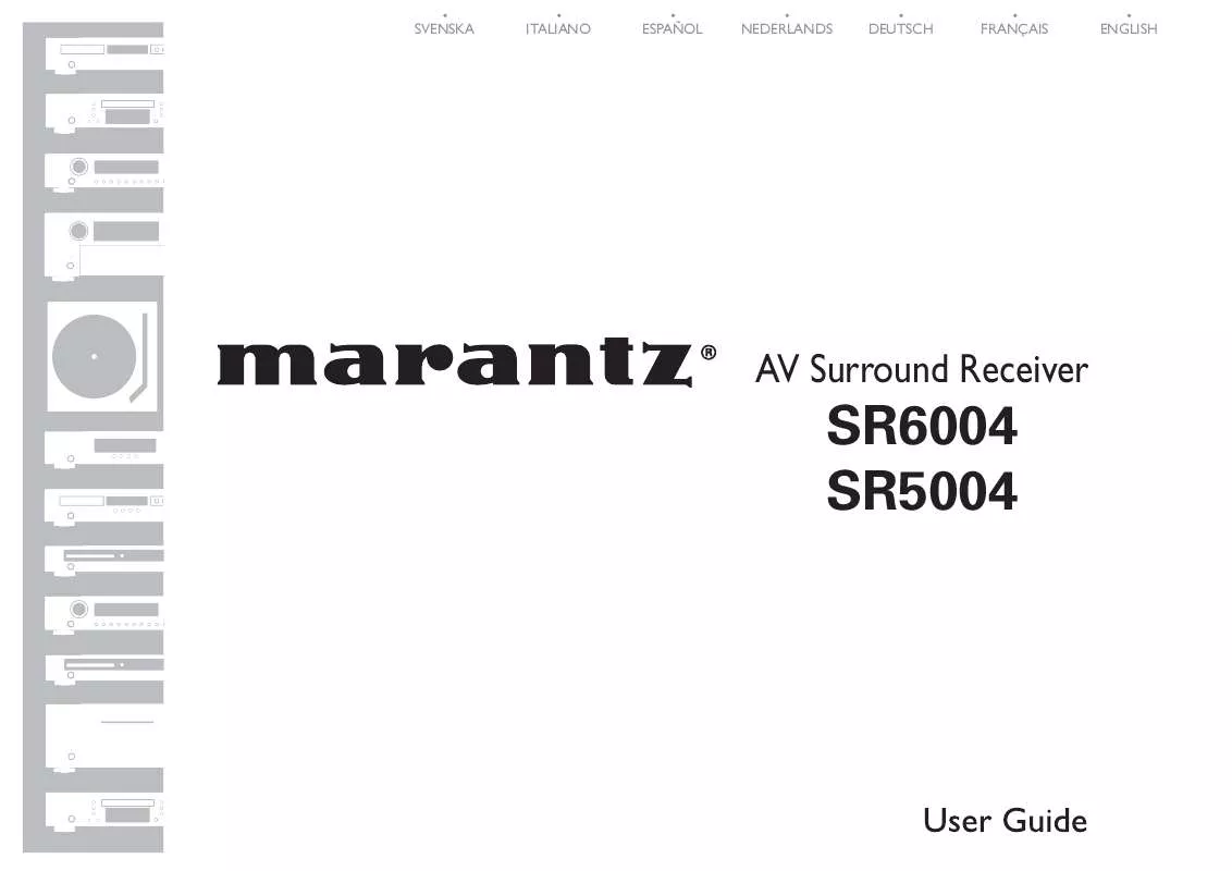 Mode d'emploi MARANTZ SR5004