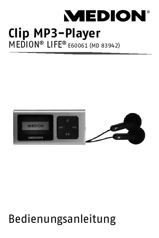 Mode d'emploi MEDION LIFE E60061 MD 83942
