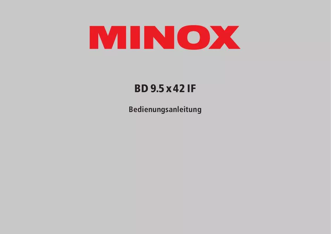 Mode d'emploi MINOX BD 9.5X42 IF