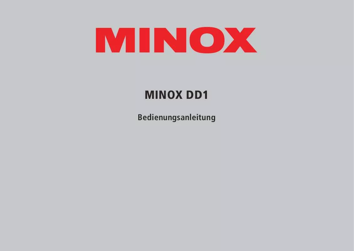 Mode d'emploi MINOX DD1