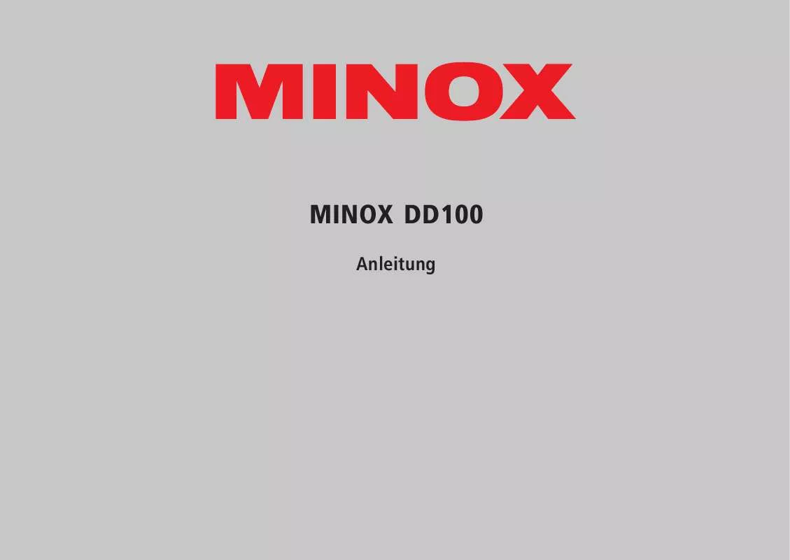 Mode d'emploi MINOX DD100