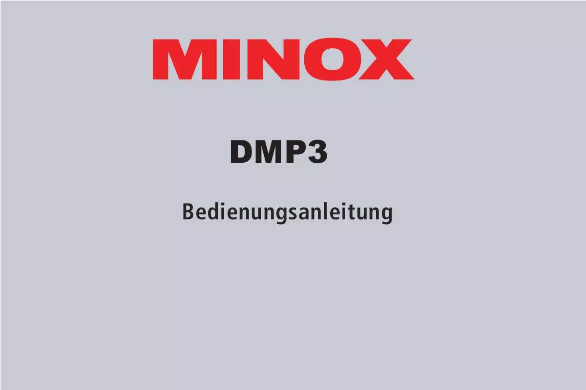 Mode d'emploi MINOX DMP3