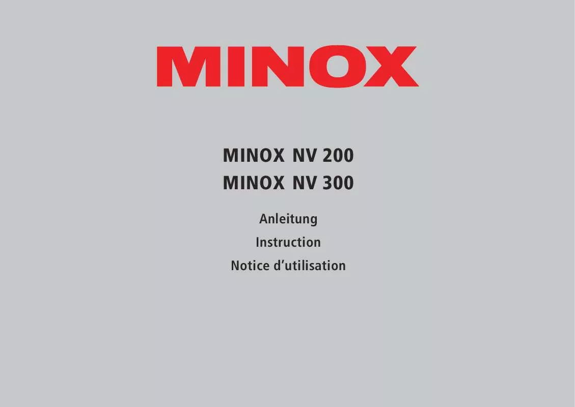 Mode d'emploi MINOX NV 300