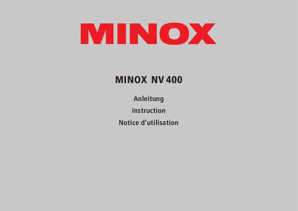 Mode d'emploi MINOX NV 400