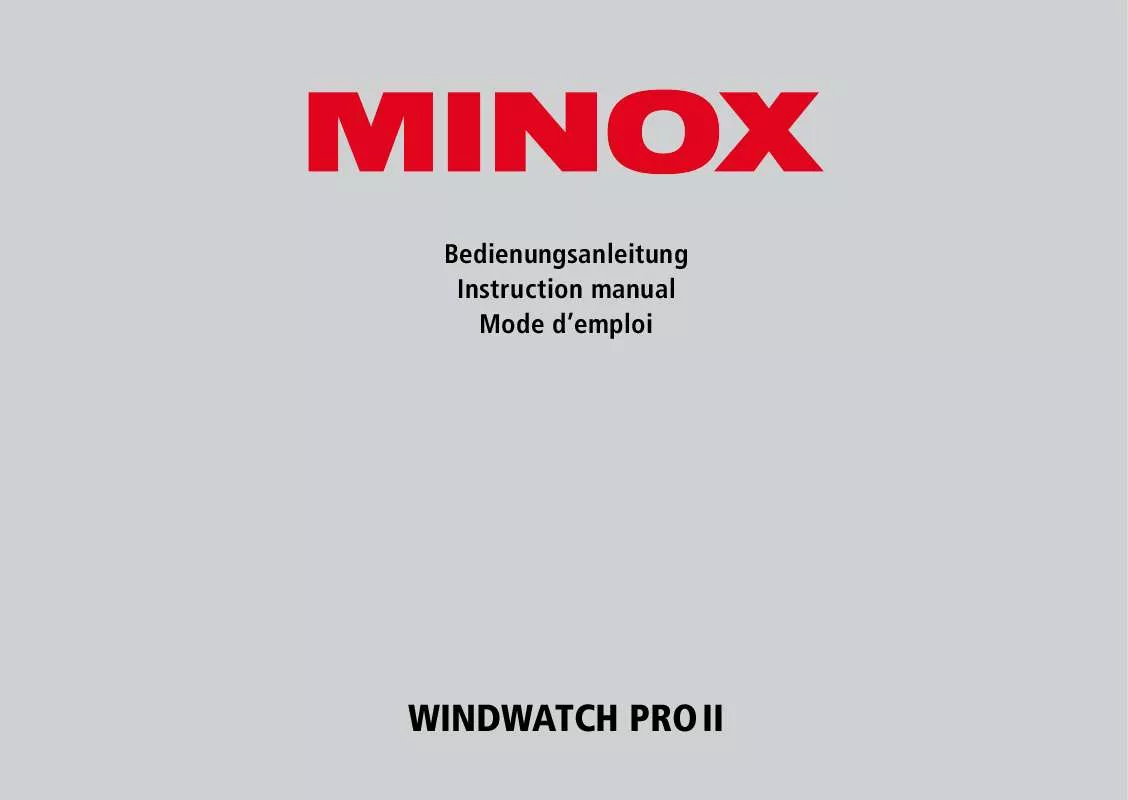 Mode d'emploi MINOX WINDWATCH PRO II