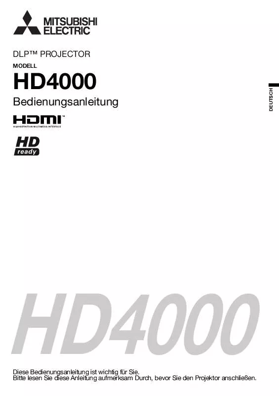 Mode d'emploi MITSUBISHI HD4000