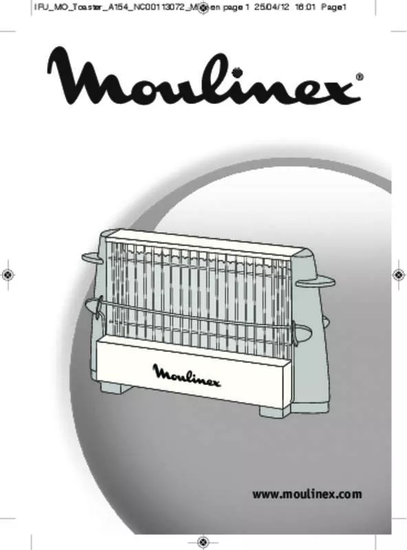 Mode d'emploi MOULINEX A15453