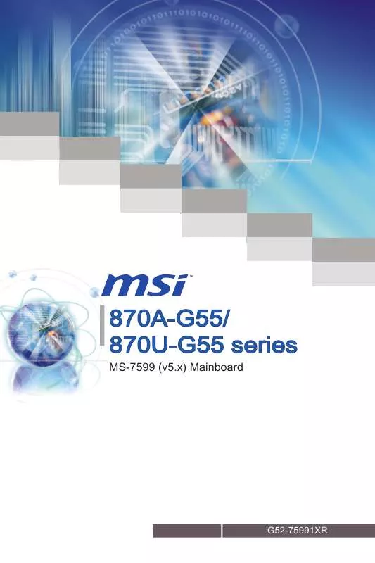 Mode d'emploi MSI 870A-G55