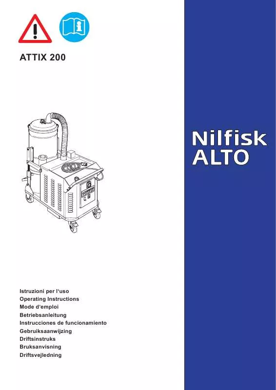 Mode d'emploi NILFISK ATTIX 200