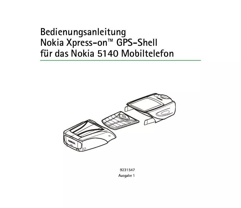 Mode d'emploi NOKIA XPRESS-ON-TRADE-GPS-SHELL