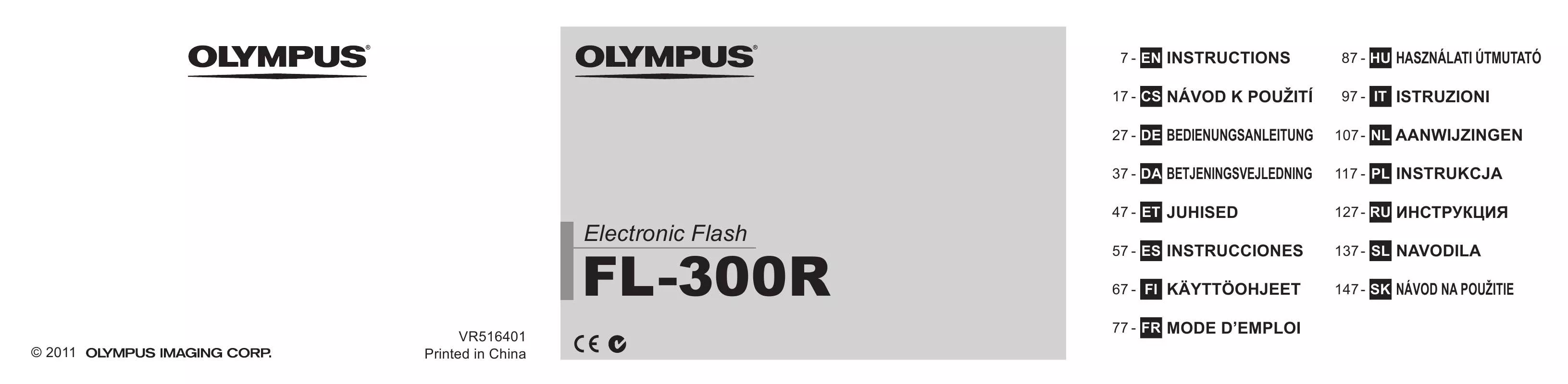 Mode d'emploi OLYMPUS FL-300R