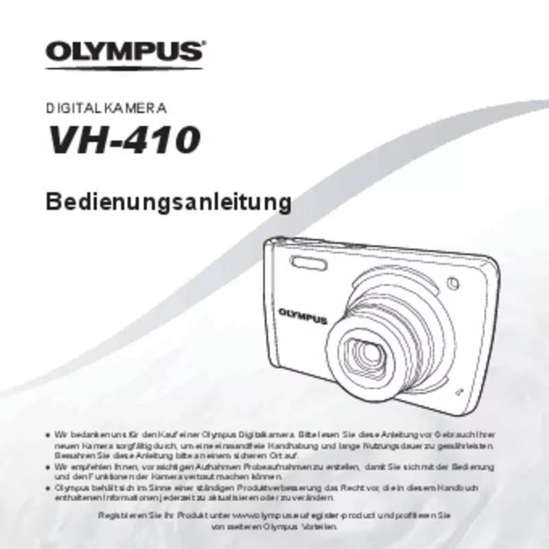 Mode d'emploi OLYMPUS VH-410