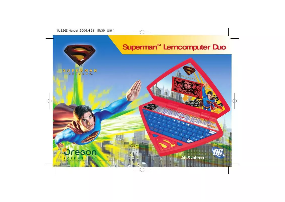 Mode d'emploi OREGON SUPERMAN LERNCOMPUTER DUO