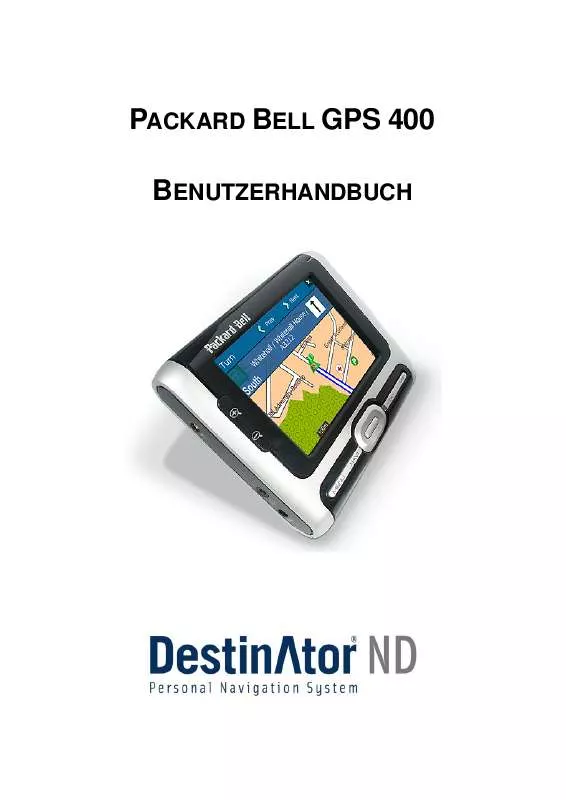 Mode d'emploi PACKARD BELL GPS 512 MB BLACK GERMANY