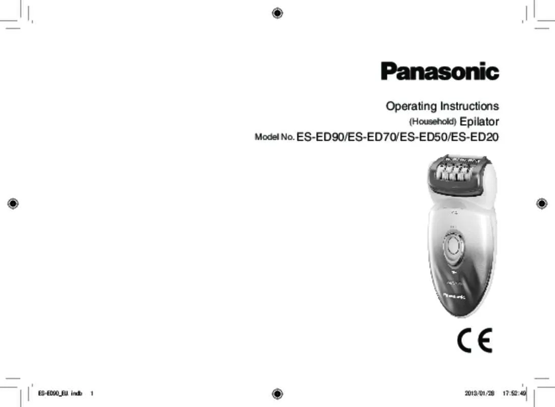 Mode d'emploi PANASONIC ES-ED90