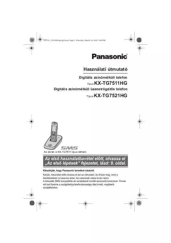 Mode d'emploi PANASONIC KXTG7521HG