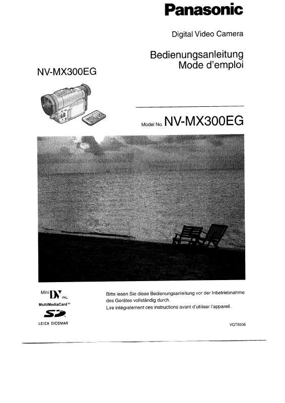 Mode d'emploi PANASONIC NV-MX300