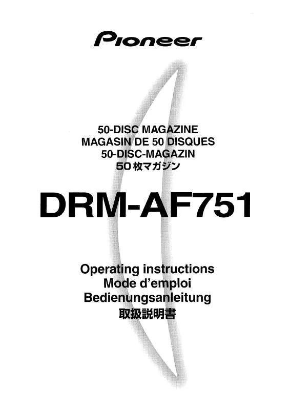 Mode d'emploi PIONEER DRM-AF751