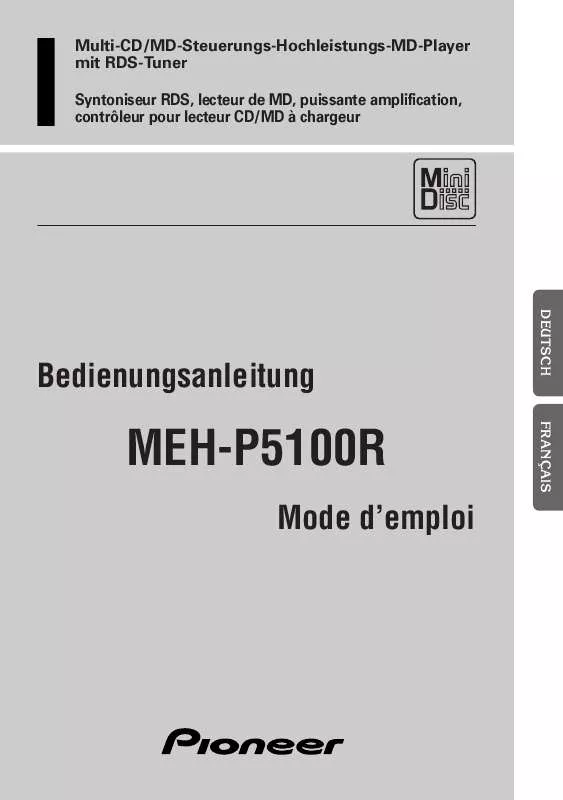 Mode d'emploi PIONEER MEH-P5100R