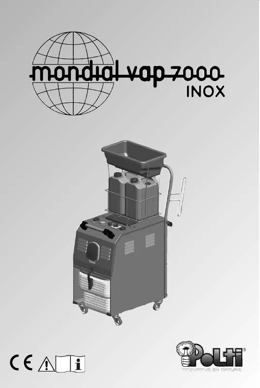 Mode d'emploi POLTI MV 7000 INOX