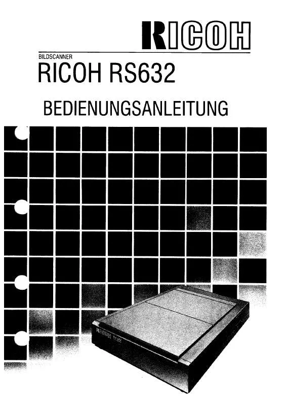 Mode d'emploi RICOH RS 632