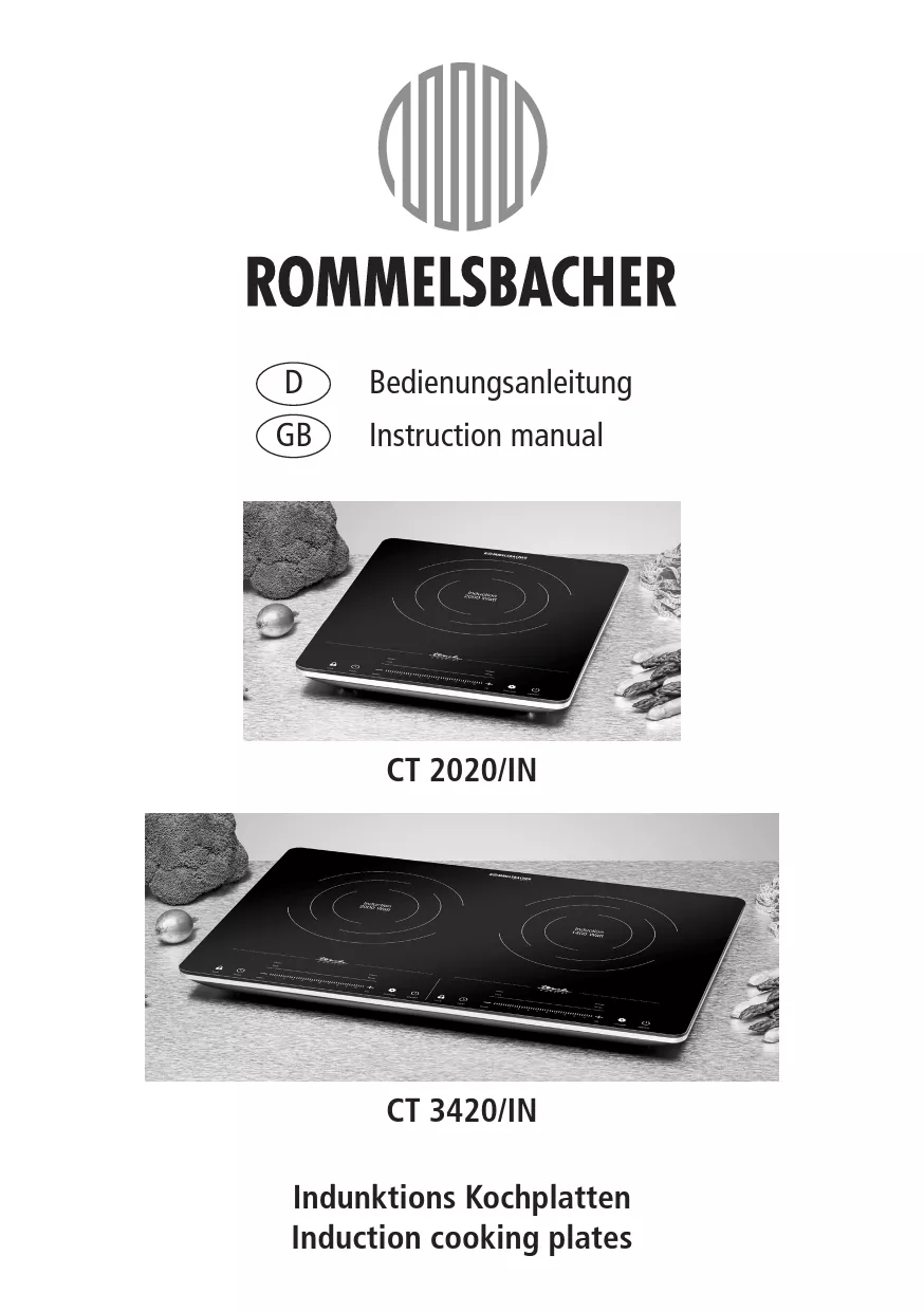 Mode d'emploi ROMMELSBACHER CT 2020/IN