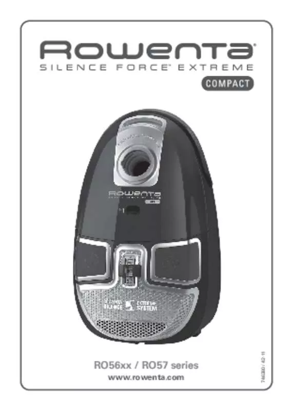 Mode d'emploi ROWENTA SILENCE FORCE EXTREME COMPACT RO 5727.11
