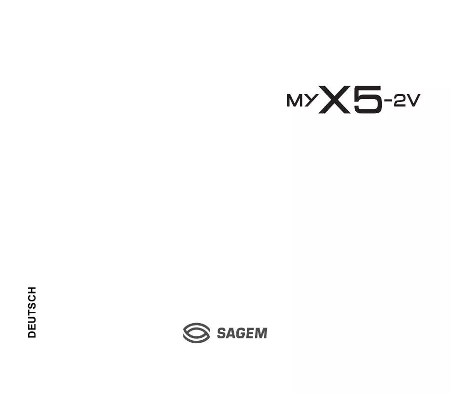 Mode d'emploi SAGEM MYX5-2V