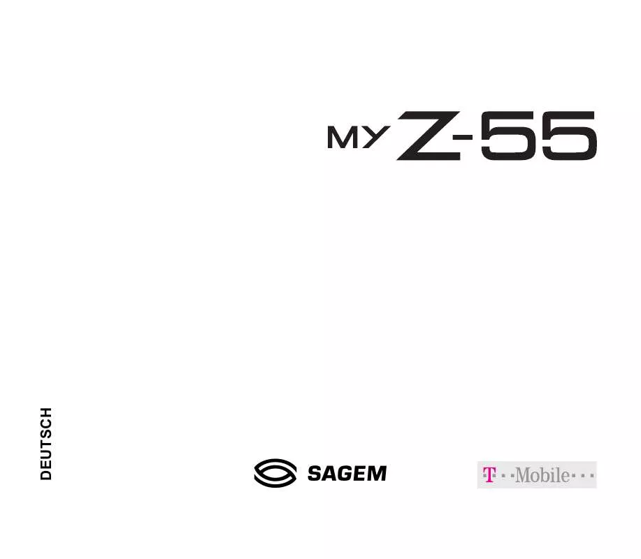Mode d'emploi SAGEM MYZ-55