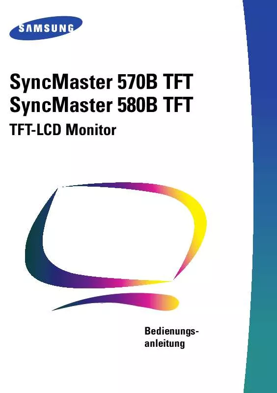 Mode d'emploi SAMSUNG SYNCMASTER 570B-TFT