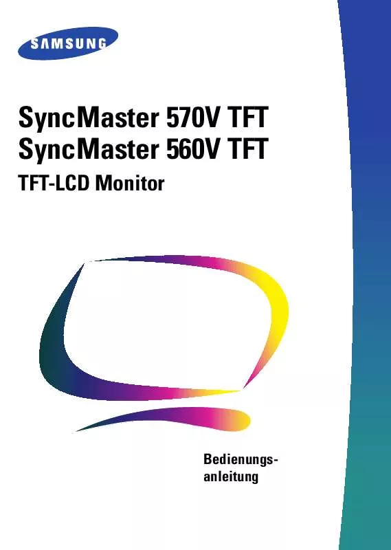 Mode d'emploi SAMSUNG SYNCMASTER 570V-TFT