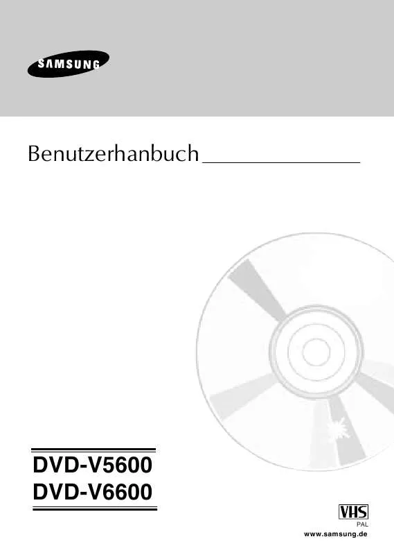 Mode d'emploi SAMSUNG DVD-V6600