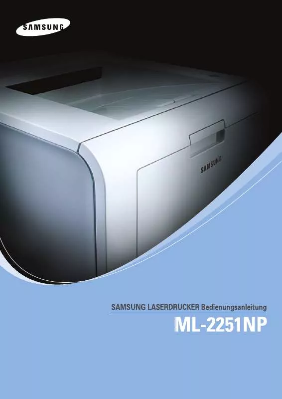 Mode d'emploi SAMSUNG ML-2251NP