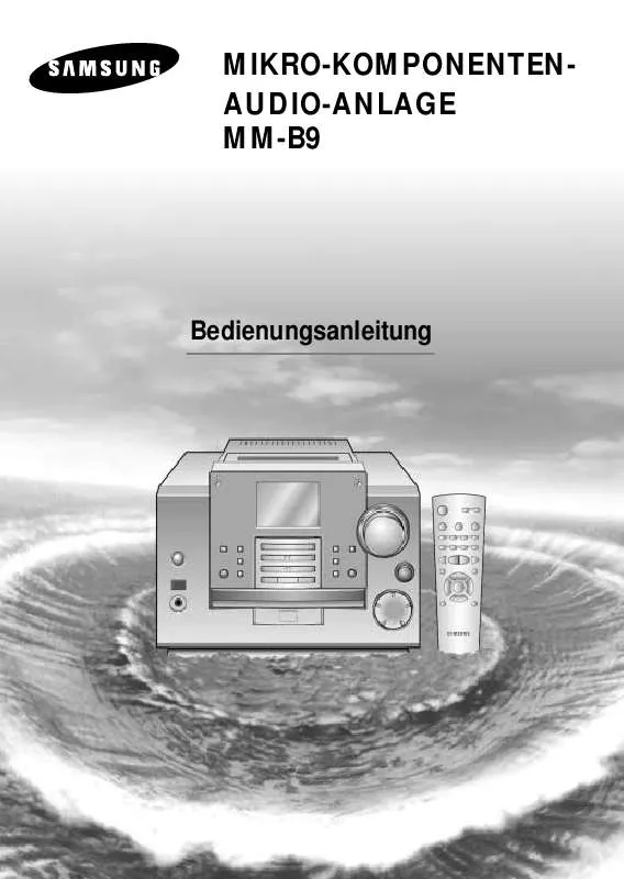Mode d'emploi SAMSUNG MM-B9
