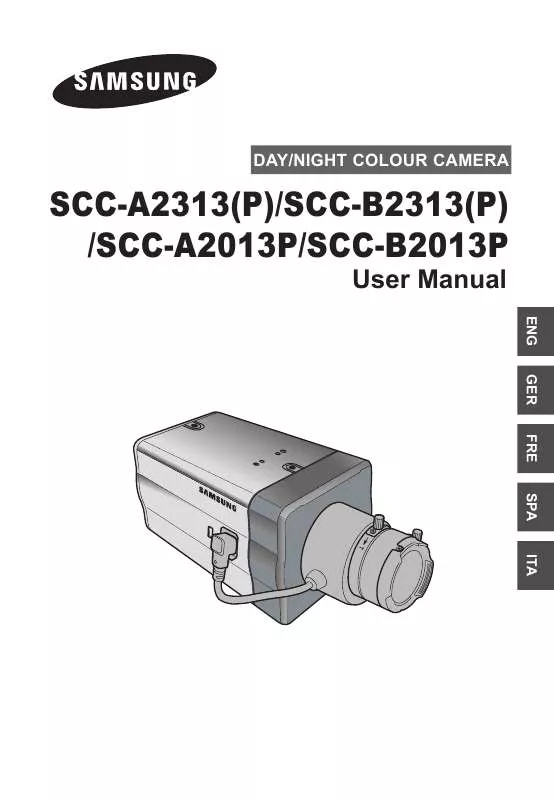 Mode d'emploi SAMSUNG SCC-B2013P