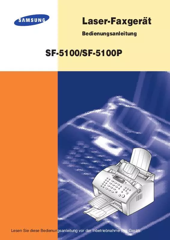 Mode d'emploi SAMSUNG SF-5100